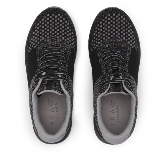 Goalz Black lace-up smart shoes with Q-Chip™ technology. GOA-5000-S5