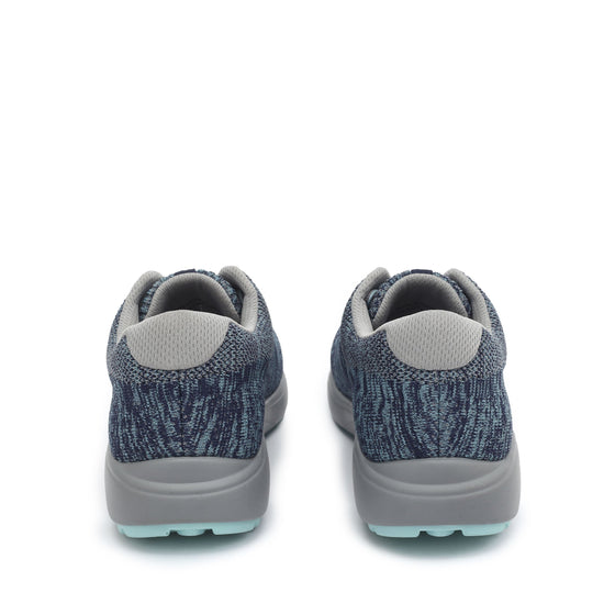 Goalz Blue Multi lace-up smart shoes with Q-chip technology. GOA-5052-S5