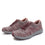 Goalz Wine Multi lace-up smart shoes with Q-chip technology. GOA-5650-S3