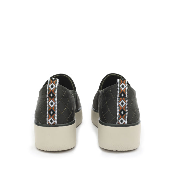 Mindy Olive quilted slip on style smart shoes with Q-Chip™ technology. MIN-5302_S5