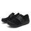 Qwik Cozy Black slip on smart shoes with Q-Chip™ technology. QWI-5006_S2