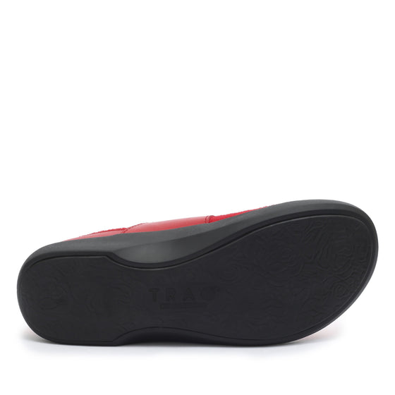Qwik Cozy Red slip on smart shoes with Q-Chip™ technology. QWI-5905_S6