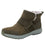 Arctiq Olive suede bootie lined with warm sherpa with Q-chip technology. ARC-5302-S1