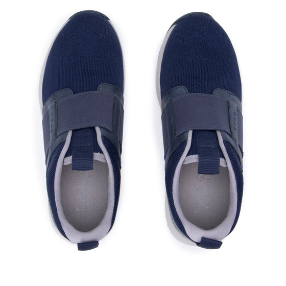 Volition Navy shoe with Q-chip technology. VOL-7410-S5