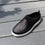 Kiq Black slip-on clog smart shoes with soft warm lining and Q-Chip™ technology. KIQ-5001_S2