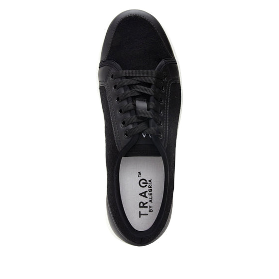 Lyriq Wooly Bully Black lace-up smart shoes with Q-Chip™ technology. LYR-5001_S4