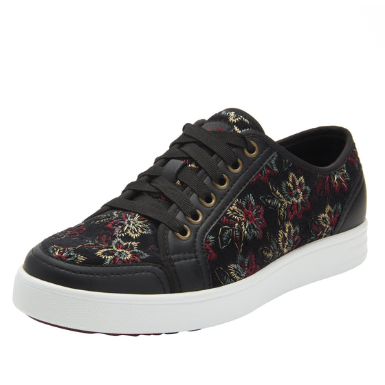 Lyriq Winters Tale Black lace-up smart shoes with Q-Chip™ technology. LYR-5009_S1