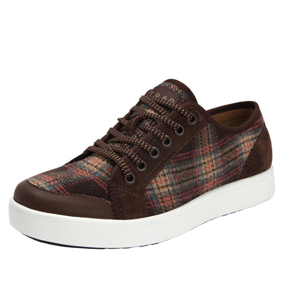 Lyriq Flannely Brown lace-up smart shoes with Q-Chip™ technology. LYR-5210_S1