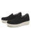 Mystiq Black slip on style smart shoes with Q-Chip™ technology. MYS-5001_S3