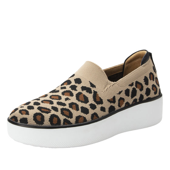 Mystiq Peeps Leopard slip on style smart shoes with Q-Chip™ technology. MYS-5211_S1