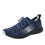 Peaq Navy laceup smart sneakers with Q-Chip™ technology on Q-sport walker 2 outsole. PEA-5411-S1