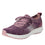 Peaq Plum laceup smart sneakers with Q-Chip™ technology on Q-sport walker 2 outsole. PEA-5681-S1