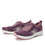Peaq Plum laceup smart sneakers with Q-Chip™ technology on Q-sport walker 2 outsole. PEA-5681-S3