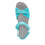Qali Aqua three adjustable strap sandal with Q-Chip™ technology. QAL-5439_S4