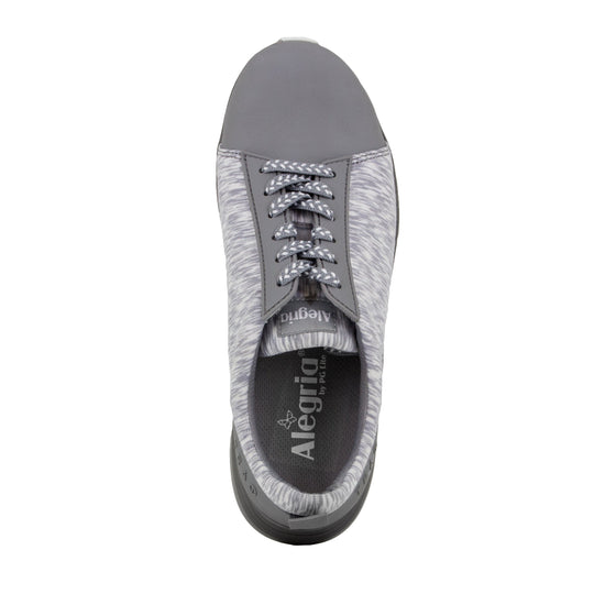 Qest Grey lace-up smart shoes with Q-Chip™ technology. QES-5061_S4