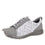 Qest Grey lace-up smart shoes with Q-Chip™ technology. QES-5061_S1