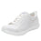 Qest Perf White lace up smart shoes with Q-Chip™ technology. QES-5100_S1