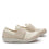 Qwik Peeps Cream slip on smart shoes with Q-Chip™ technology. QWI-5102_S3