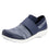 Qwik Flurry Blue slip on smart shoes with Q-Chip™ technology. QWI-5495_S1