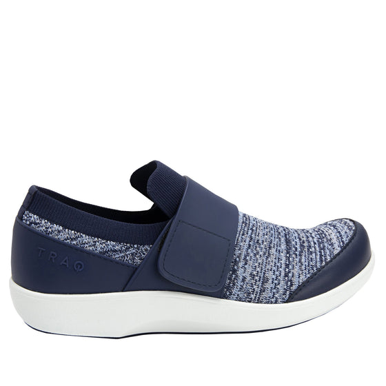 Qwik Flurry Blue slip on smart shoes with Q-Chip™ technology. QWI-5495_S2