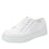 Sneaq White sneaker style smart shoes with Q-Chip™ technology. SNE-5100_S1