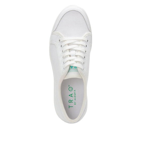 Sneaq White sneaker style smart shoes with Q-Chip™ technology. SNE-5100_S4