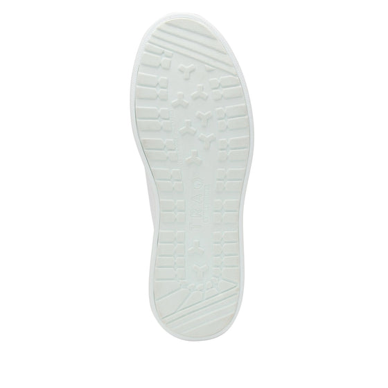 Sneaq White sneaker style smart shoes with Q-Chip™ technology. SNE-5100_S5