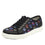 Sneaq Sugar Skulls sneaker style smart shoes with Q-Chip™ technology. SNE-5991_S1
