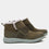 Arctiq Olive suede bootie lined with warm sherpa with Q-chip technology. ARC-5302-S3