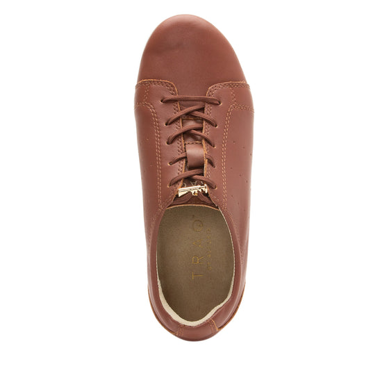Cliq Tobacco lace up smart shoes with Q-Chip™ technology. CLI-5226_S4