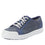 Sneaq Washed Blue sneaker style smart shoes with Q-Chip™ technology. SNE-5405_S1
