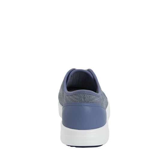 Sneaq Washed Blue sneaker style smart shoes with Q-Chip™ technology. SNE-5405_S3